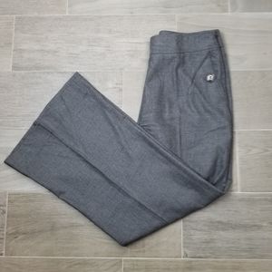 Burberry High Waist Gray Wool Wide Leg Pants Sz 10